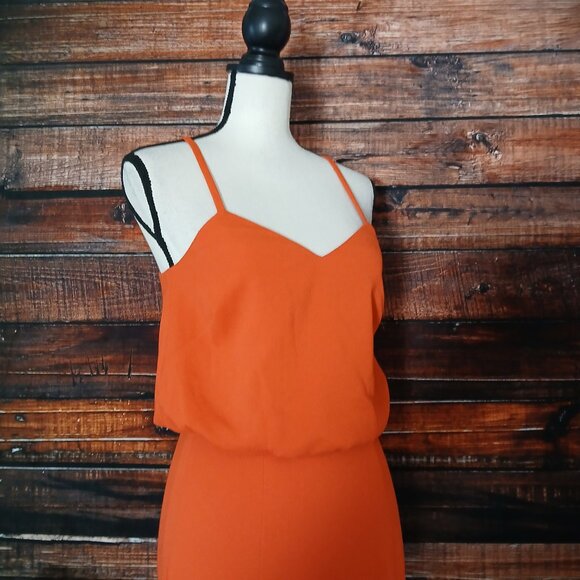 NWT Dress The Population XS Gracelyn Poppy High Slit Lined Zip Blouson - Picture 4 of 7